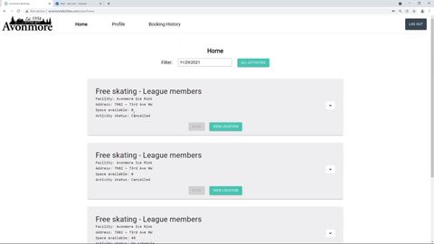 Community League Booking App