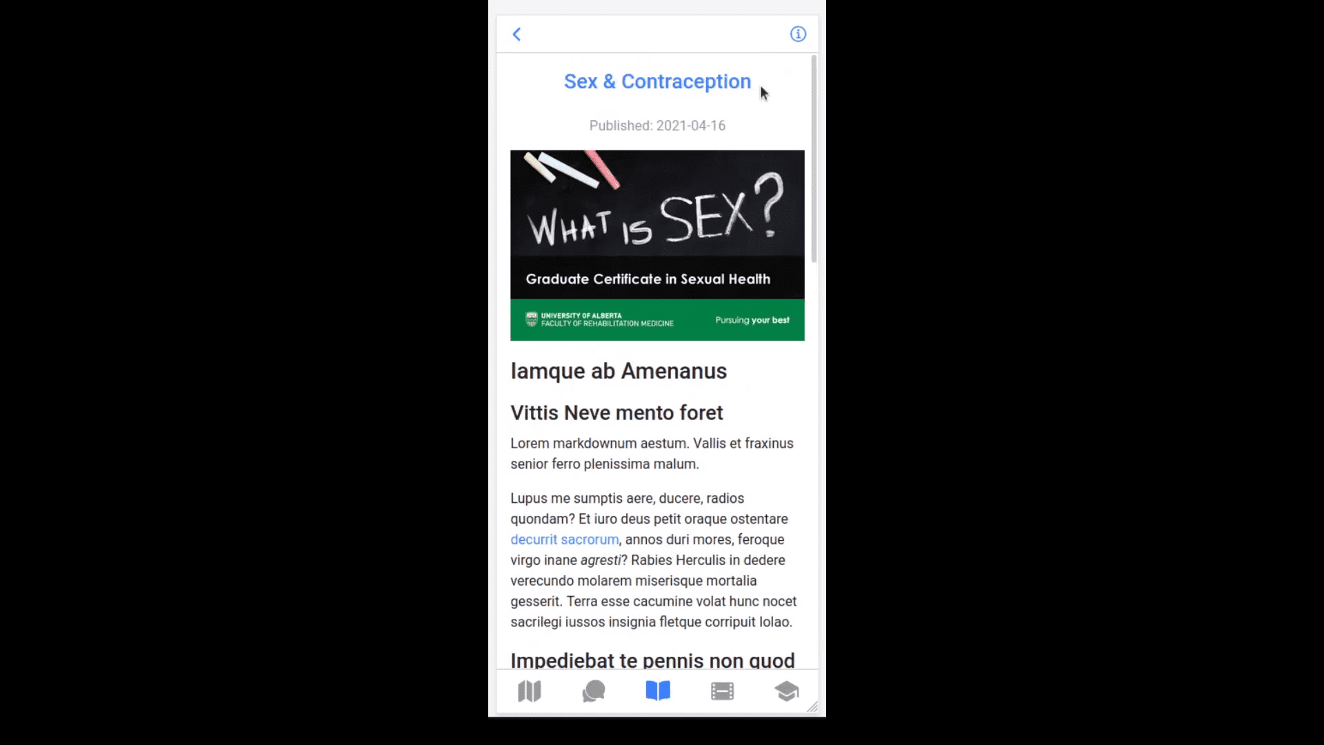 Immigrant Sexual Health Knowledge Portal