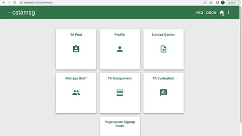 TA Management System