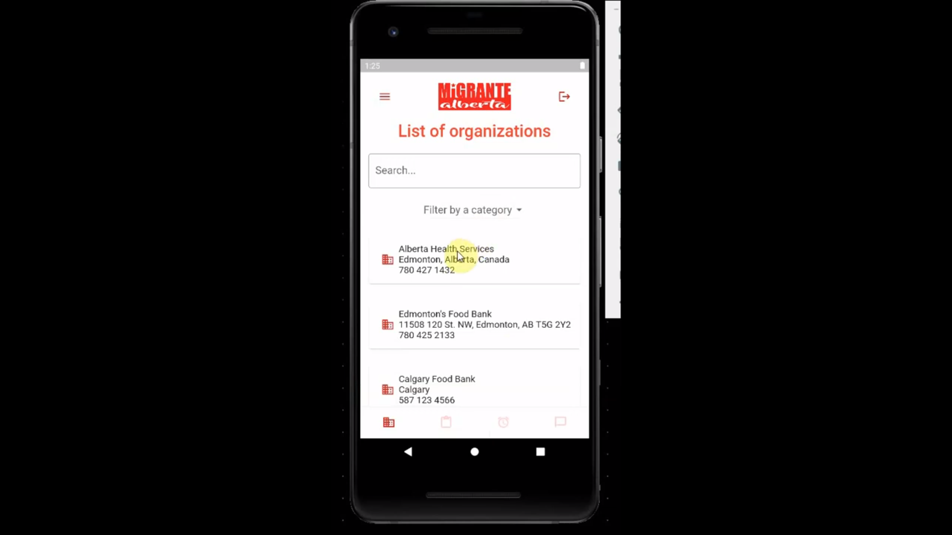 Migrante Alberta App