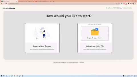 Student Resume Generator