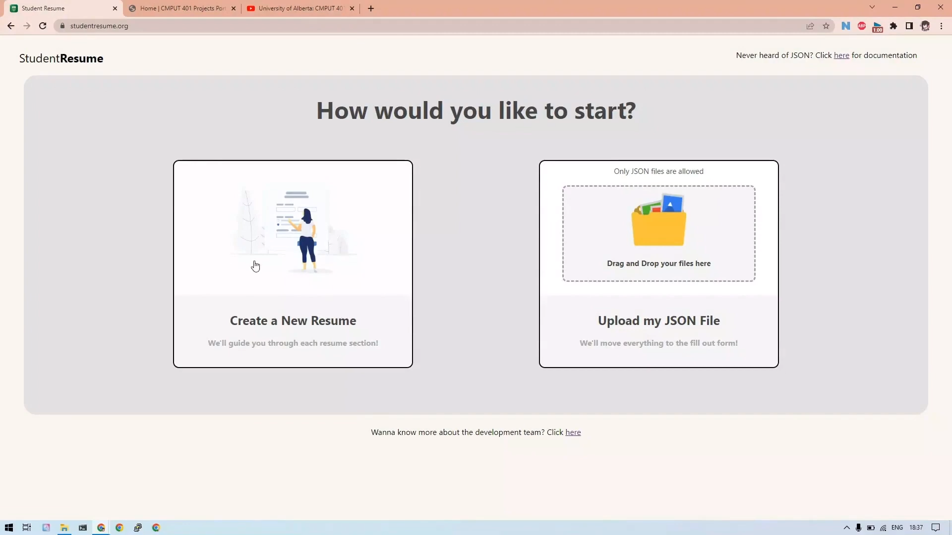 Student Resume Generator