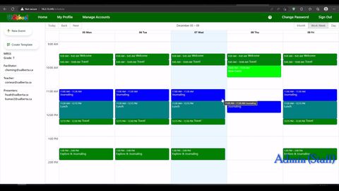U School Scheduling System